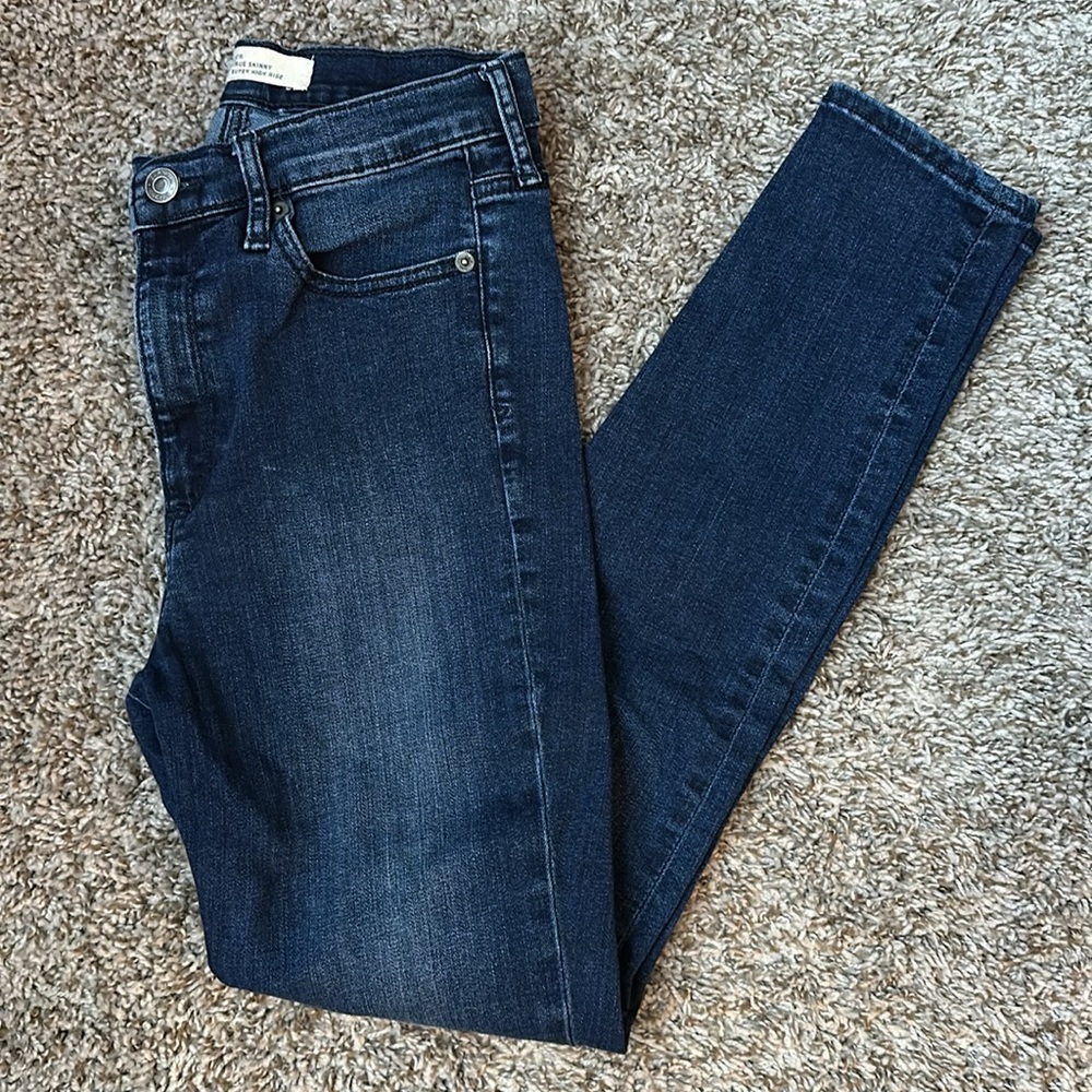 GAP Denim 4/27R True Skinny Super High Rise Jeans